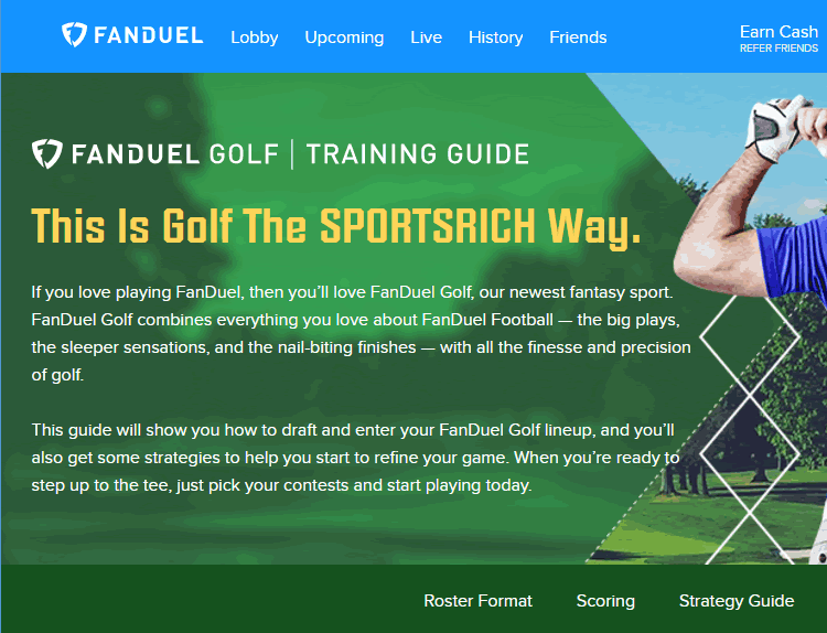 FanDuel Fantasy Golf - PGA Leagues Now at FanDuel!